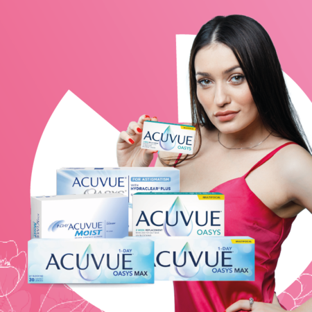  ACUVUE® и MyACUVUE® Покупайте от 2 упаковок со скидкой до 1000 ₽*